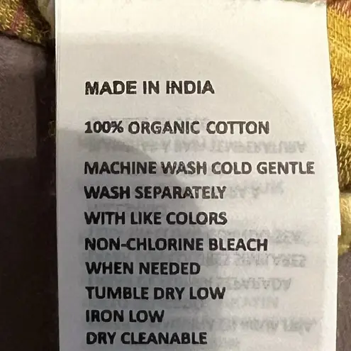 prAna $49‎  Women's Little Palm Cami Leapfrog Stripe Gold Cotton Top NWT Size XS