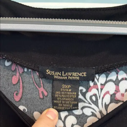 Susan Lawrence Floral Woman Petite Maxi Dress 3XP