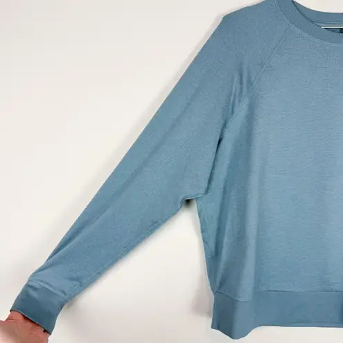 Vuori Long Sleeve Halo Crew Neck Pullover Blue Iron Heather Size Small VW241