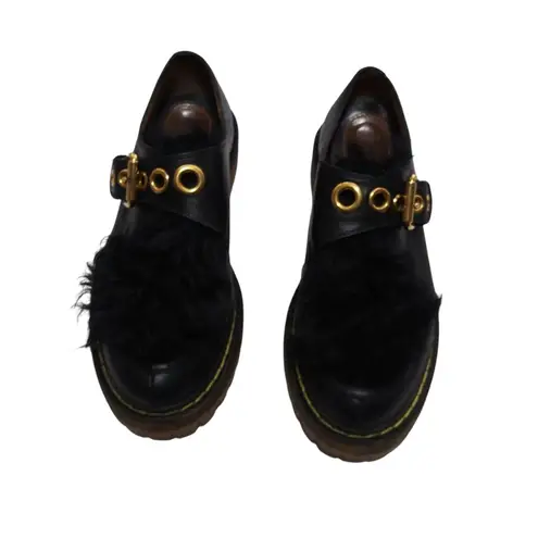 Car Shoe Olimpiadi St Moritz Black Scarpa Donna Chunky Lug Slip On Rare Size 7