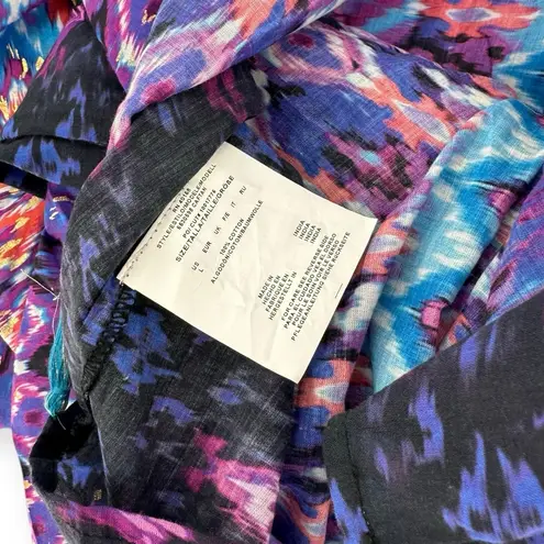 MiracleSuit NWT Bella Alba Cotton Caftan Cover-Up Tassel Kimono size L Beach - Image 10