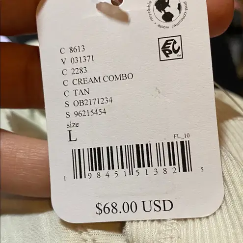 Free People Movement My Time Logo Top White Size L