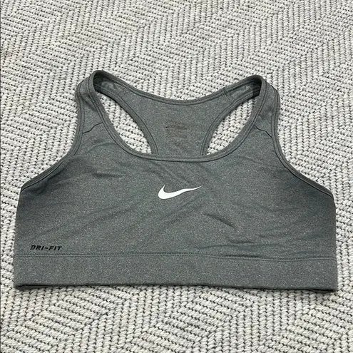 Nike  Gray Dri-FIT Sports Bra