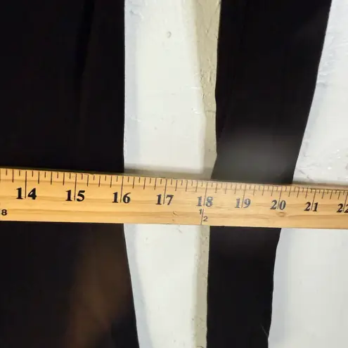 Flax Vintage Black Maxi Dress Long Sleeve Casual Slinky Travel Knit Witchy Lagen