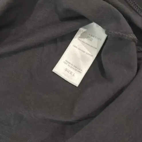 Sol Angeles NWT Love Plaid Rolled Crew Neck T Shirt Sz L