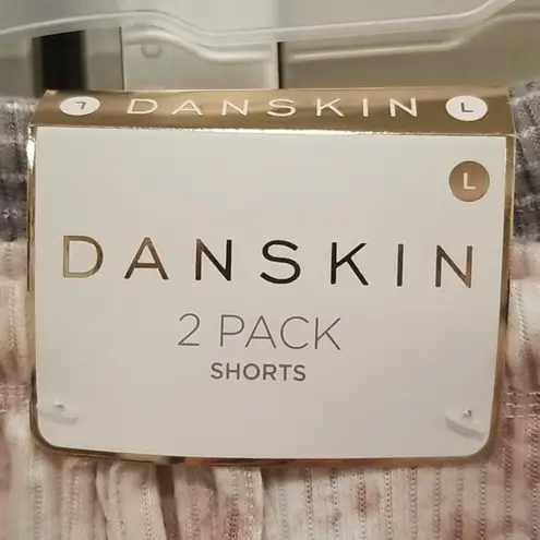 Danskin 💕💕Ribbed PJ Shorts (2 Pack) L NWT