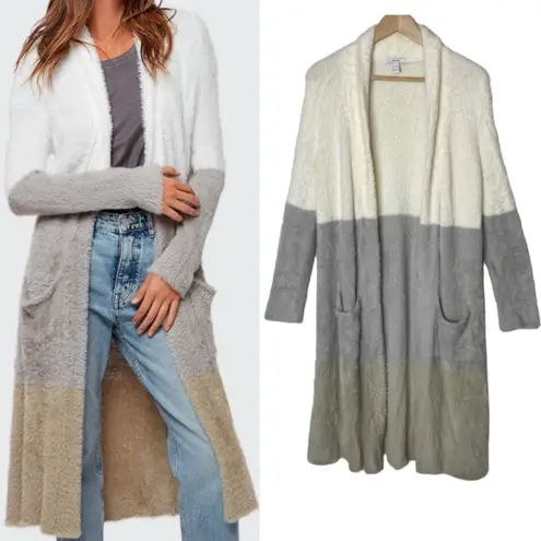 Anthropologie Astars Inverness Duster Cardigan Gray