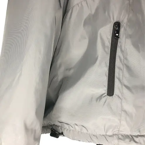 MICHAEL Michael Kors Gun Metal Missy Faux Shearling Lined Jacket