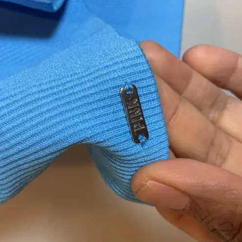 Pink Coconut Boutique Pink Active Seamless Sports Bra Ombre Blue White Racerback Low Impact XL G