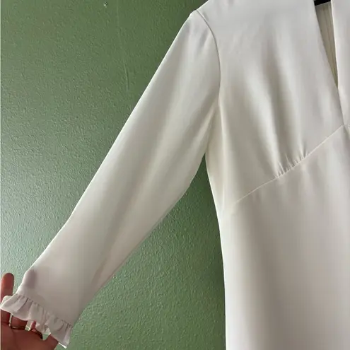 Shoshanna White Melody Keyhole Dress Size 6