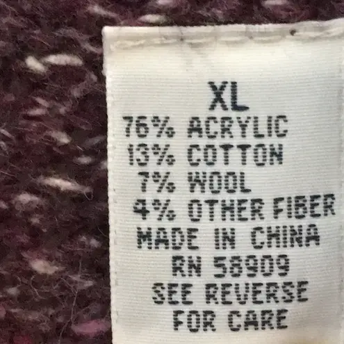 Westbound FINAL MARKDOWN Mottled  sweater xl