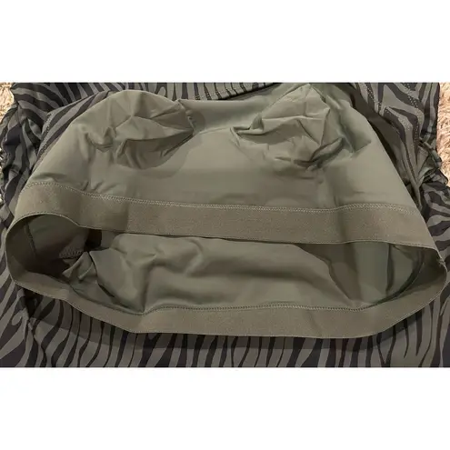 Ruby Ribbon Square Neck Sport Tank 48 Racerback Shelf Bra Style 1748 Olive NWT Size undefined