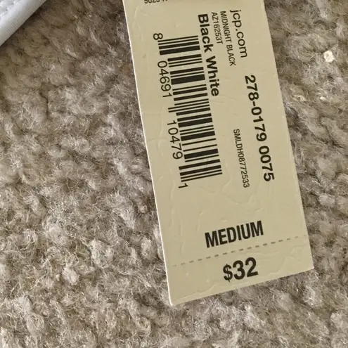 Arizona Jeans Arizona Black & White Retro Push Up Halter Bikini