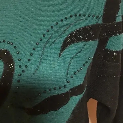 Vintage 80s dressy beaded sweater Size M