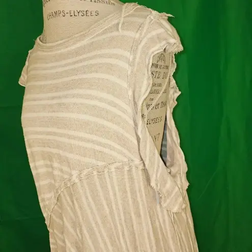 Free People Free‎ People Womens Between The Lines Striped Asymmetrical Tunic Dress Large