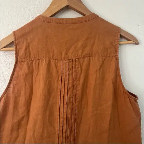 Quince 100% European Linen Sleeveless Swing Dress size Medium