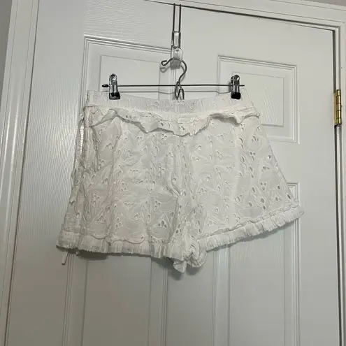 IRO Mikos Broderie Anglaise Cotton Shorts