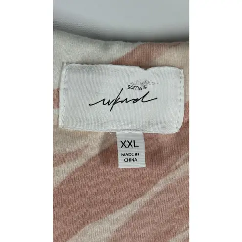 Soma Wknd V neck Maxi lounger built in Bra Dress Size XXL NWOT