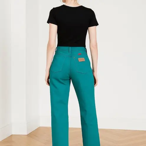 Wrangler vintage deadstock  collab w/womens pro rodeo association turquoise jeans