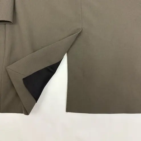 All Saints Aleida Lightweight Tri Blazer Olive Army Tarmac Green