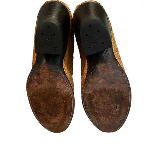 Dan Post Vintage 1980's Exotic Snakeskin Cowboy Boots, Sz 6.5 A