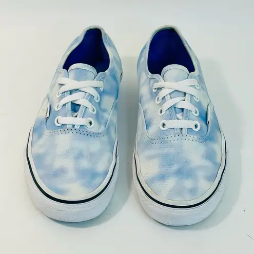 Vans  Authenitc Tie Dye Blue and White size 6.5