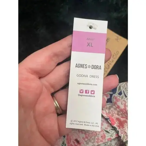 Agnes & Dora NWT Women's Agnes & Dora Pink Floral Maxi Dress Size XL Godiva