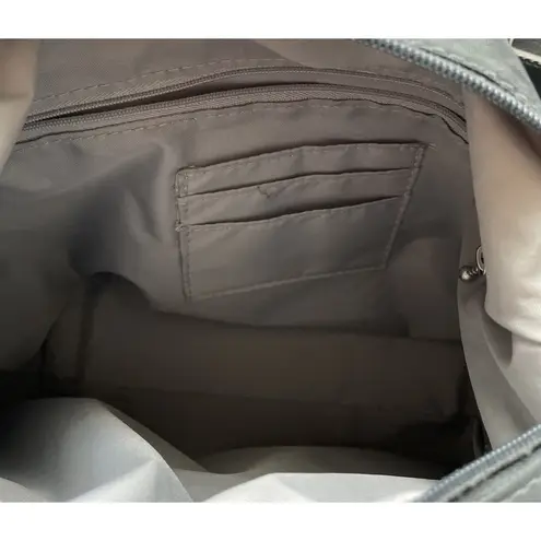 Baggallini Everyplace Bag Purse Charcoal Grey Zip Closer Crossbody Lightweight