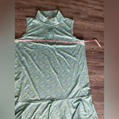 Caribbean Joe Blue and Green Swim Coverup