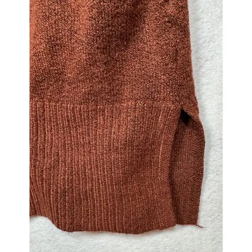 a.n.a  V-Neck Sweater Long Sleeve Cherry Mahogany Copper Brown Womens Size 2X NWT