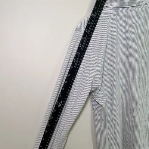 Laura Ashley Womens Size M Long Sleeve Do Not Disturb Print Sleep Shirt PJ Top