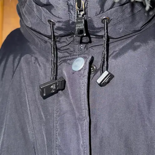 Eddie Bauer  goose down jacket in a black color and XL Tall
1920 edition puffer