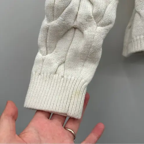 Maje RTR Marnety Button Cable Knit Long Sleeve Button Detail Sweater Sz 1 (S)