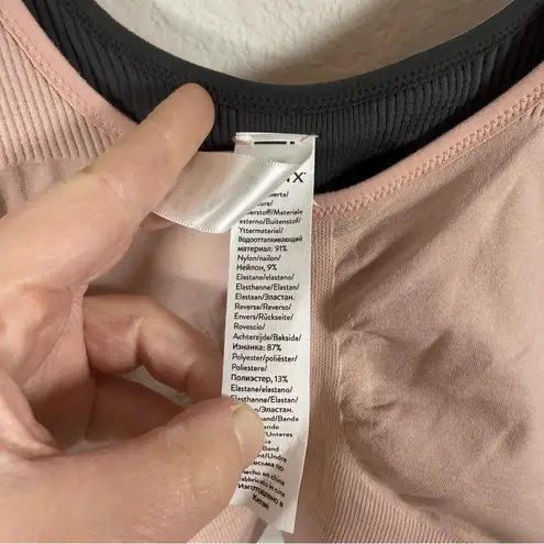 Spanx NWT  Breast of Both Worlds® Reversible Comfort Bra Grey/Vintage Rose 1X