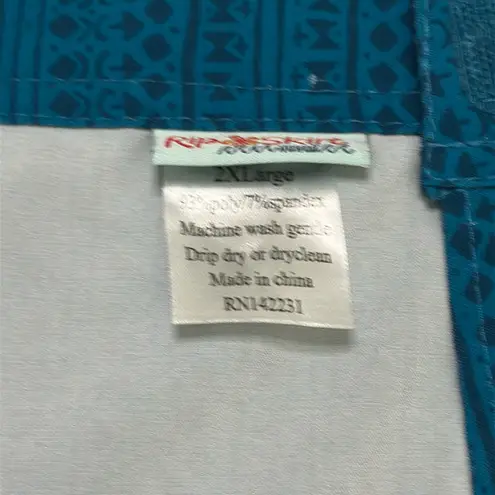 RipSkirt Hawaii 19” Wrap Beach Coverup Skirt Blue Size 2XL