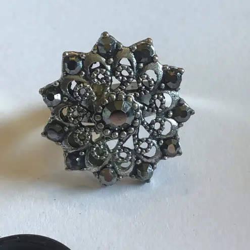 5 Rings Adjustable & Sizes 6 & 8 Vintage Boho Statement Rings