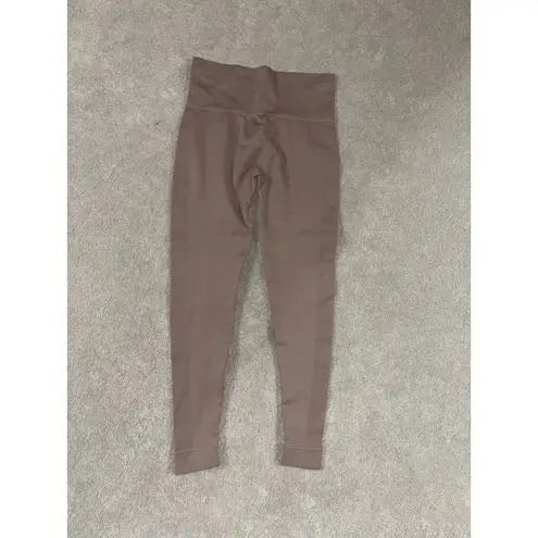 Set Active Sculptflex Seamless Leggings Mauve Size Medium EUC