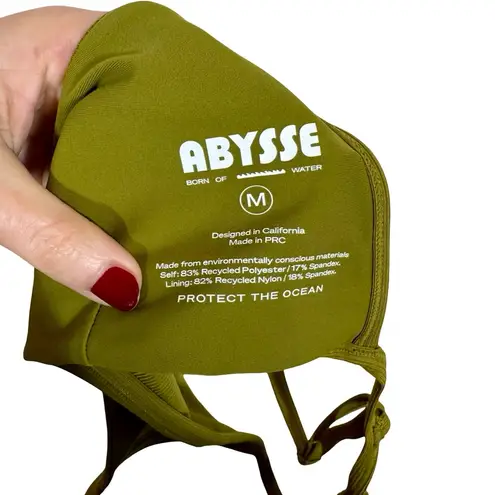 ABYSSE Zamba Bikini Top Bralette in Palm Rib