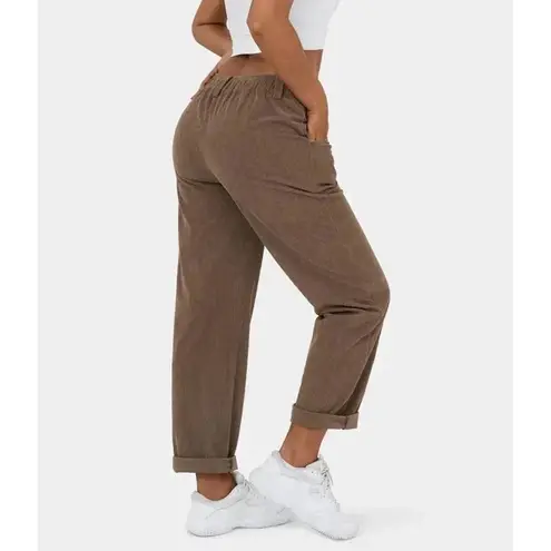 Halara NWT Mid Rise Button Zipper Side Pocket Corduroy Pants - Size Small