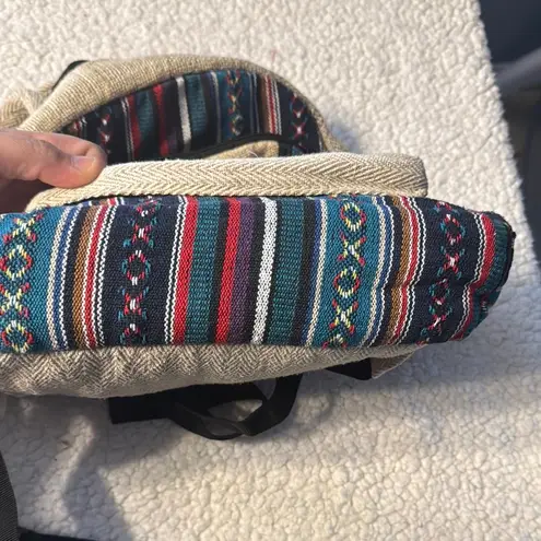 Himalayan Hemp Backpack Red