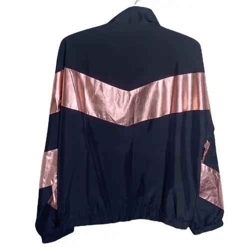 Zyia Active Pink Shine Block athletic jacket size L