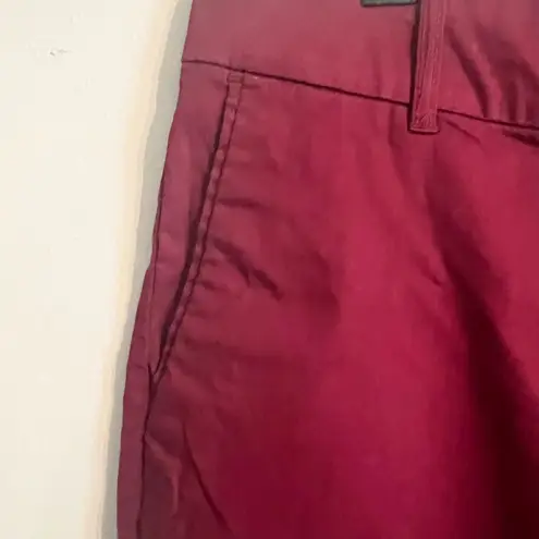 Kut From The Kloth  Women's Burgundy Cropped Pants Size 2 New With Tags￼