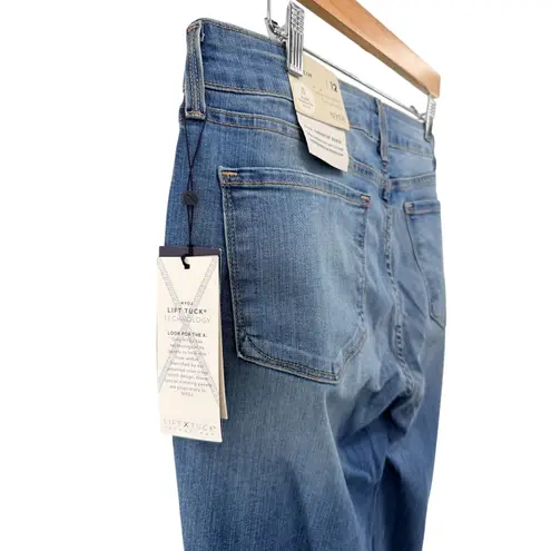 NYDJ Sheri Slim Jeans Cool Embrace Denim Pampelonne Size 12 NWT Lift Tuck Tech