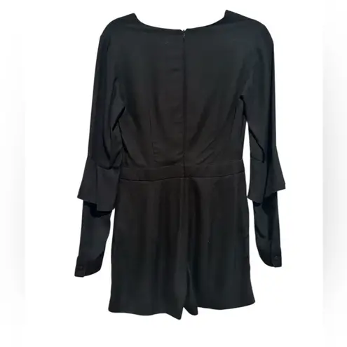 Club Monaco BODENA BLACK VNECK ROMPER 2