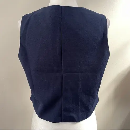 DAZY Sleeveless Vest Tank Top (Navy Blue)