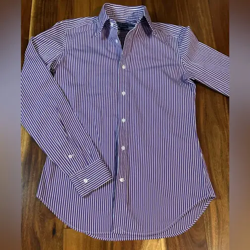 Ralph Lauren Classic Buttoned Down Slim Fit Shirt - Image 2