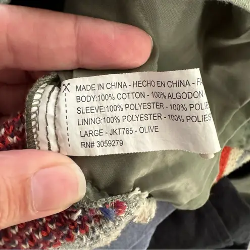 Thread & Supply Southwestern Utility Jacket Green Size L