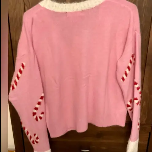 32 Degrees Heat NWT Pink Sequin Santa Sweater