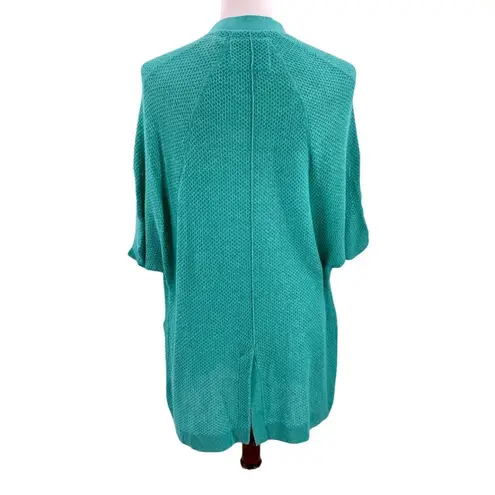 Anthropologie Angel of the North Turquoise Chrysalis Cardigan Sweater Size XS Green