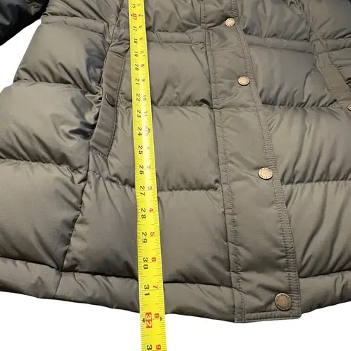 LL Bean Womens Mountain Classic Down Parka Size L Quilted 650
